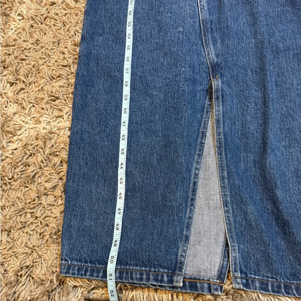 NWT Favorite Daughter The City Dress Denim Midi Dress size 31 - Picture 14 of 16